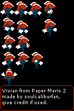 Paper Mario Customs - Vivian