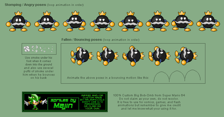 Mario Customs - Big Bob-omb