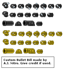 Mario Customs - Bullet Bill