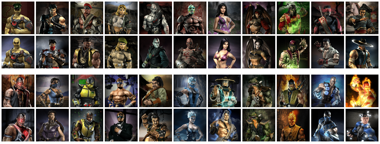 Mortal Kombat: Deadly Alliance - Character Icons