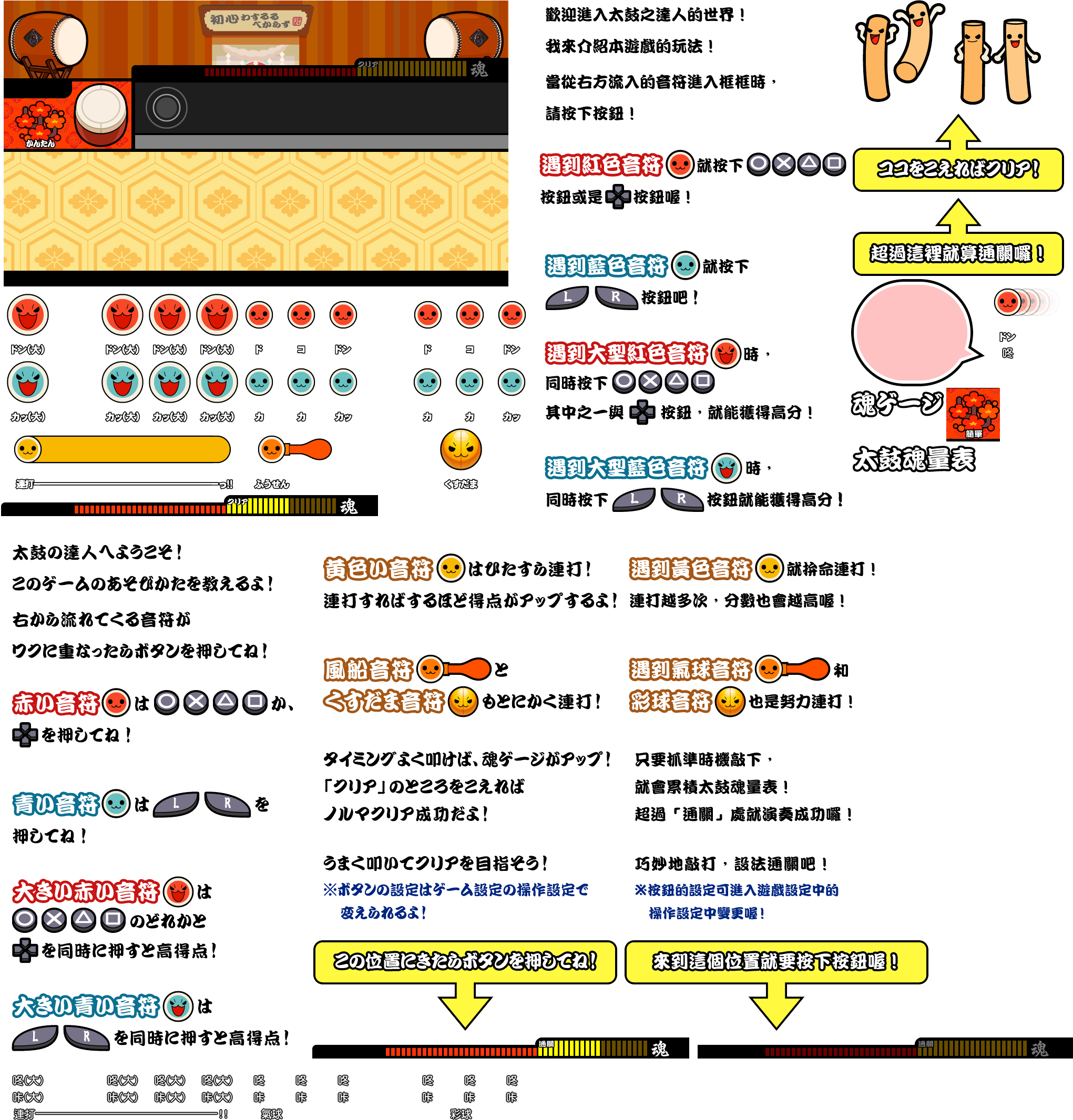 Taiko no Tatsujin: V Version - Tutorial