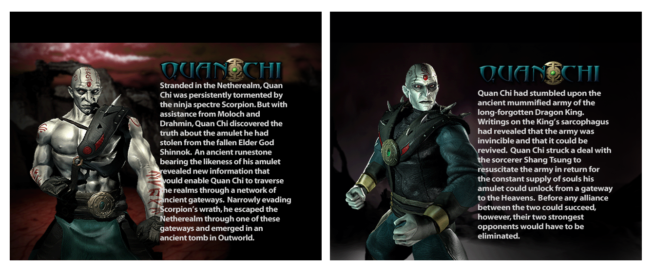 Mortal Kombat: Deadly Alliance - Quan Chi's Bio