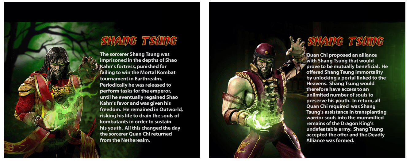 Shang Tsung's Bio