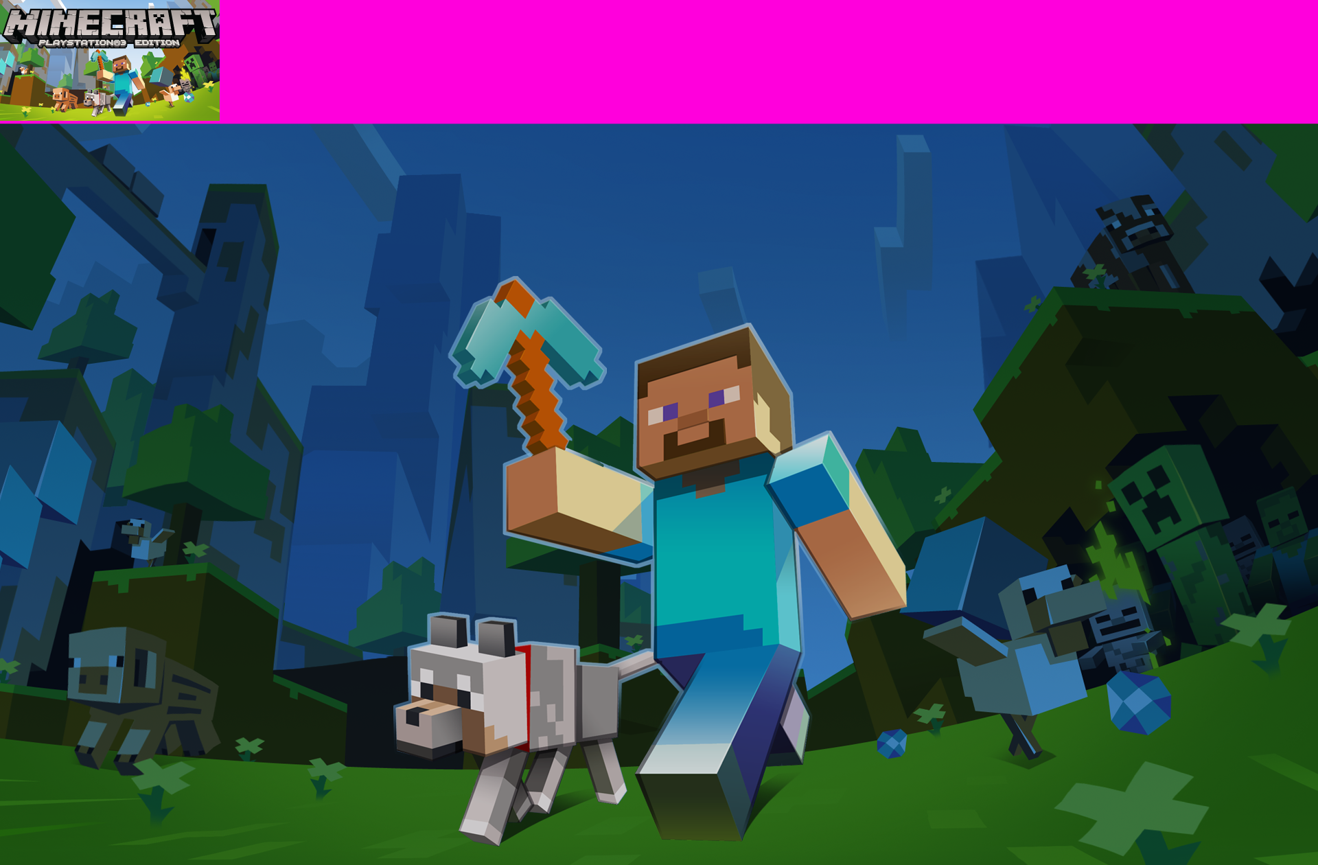 Minecraft: PlayStation 3 Edition - Banner