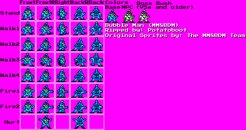 Mega Man 8-bit Deathmatch - Bubble Man