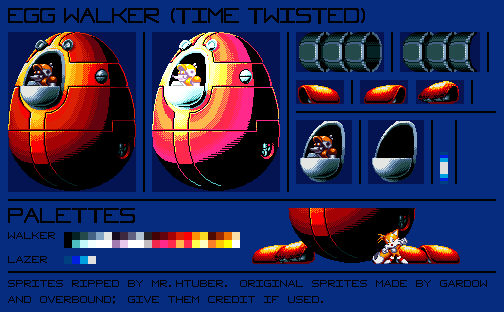 Sonic Time Twisted - Attraction Attack Boss - Egg Walker