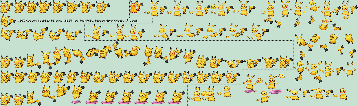 Pokémon Generation 1 Customs - #025 Cosplay Pikachu