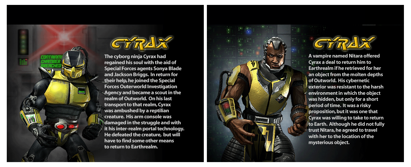 Cyrax's Bio