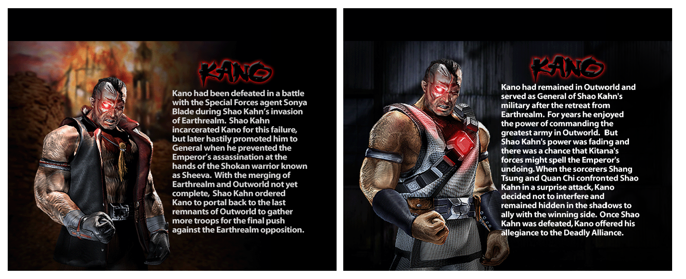 Mortal Kombat: Deadly Alliance - Kano's Bio