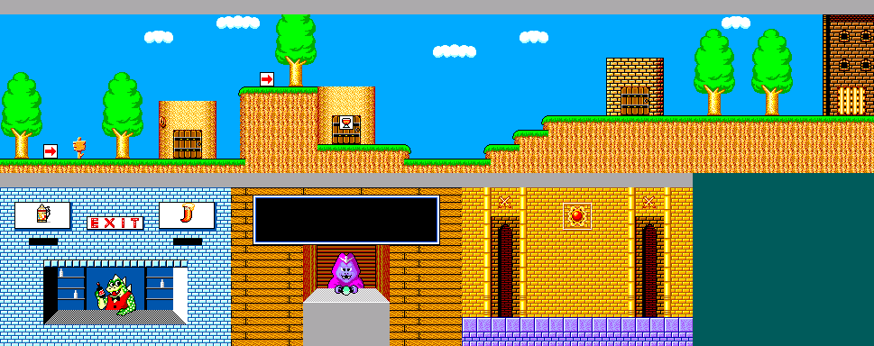 Wonder Boy in Monster Land - Stage 01