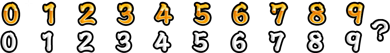 Taiko no Tatsujin: Drum 'n' Fun! - Combo Numbers