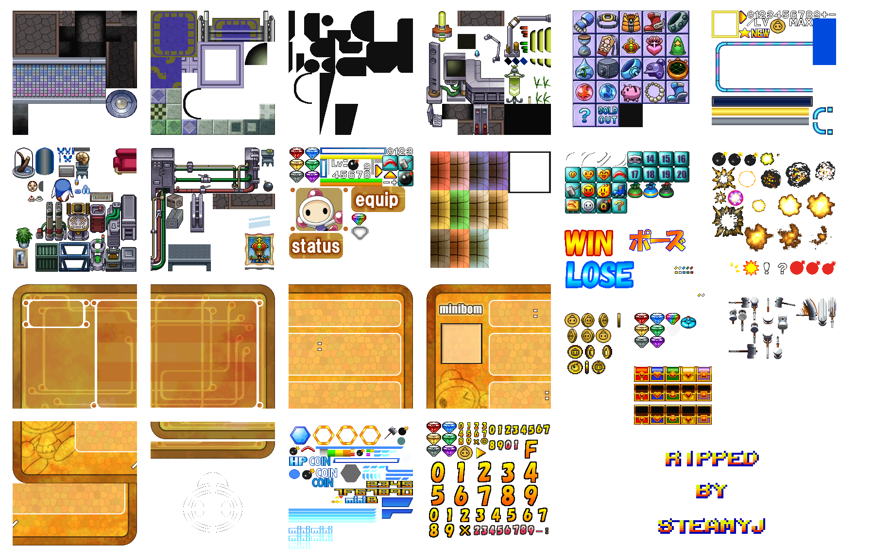 Survival Bomberman Tiles (Lobby, General)
