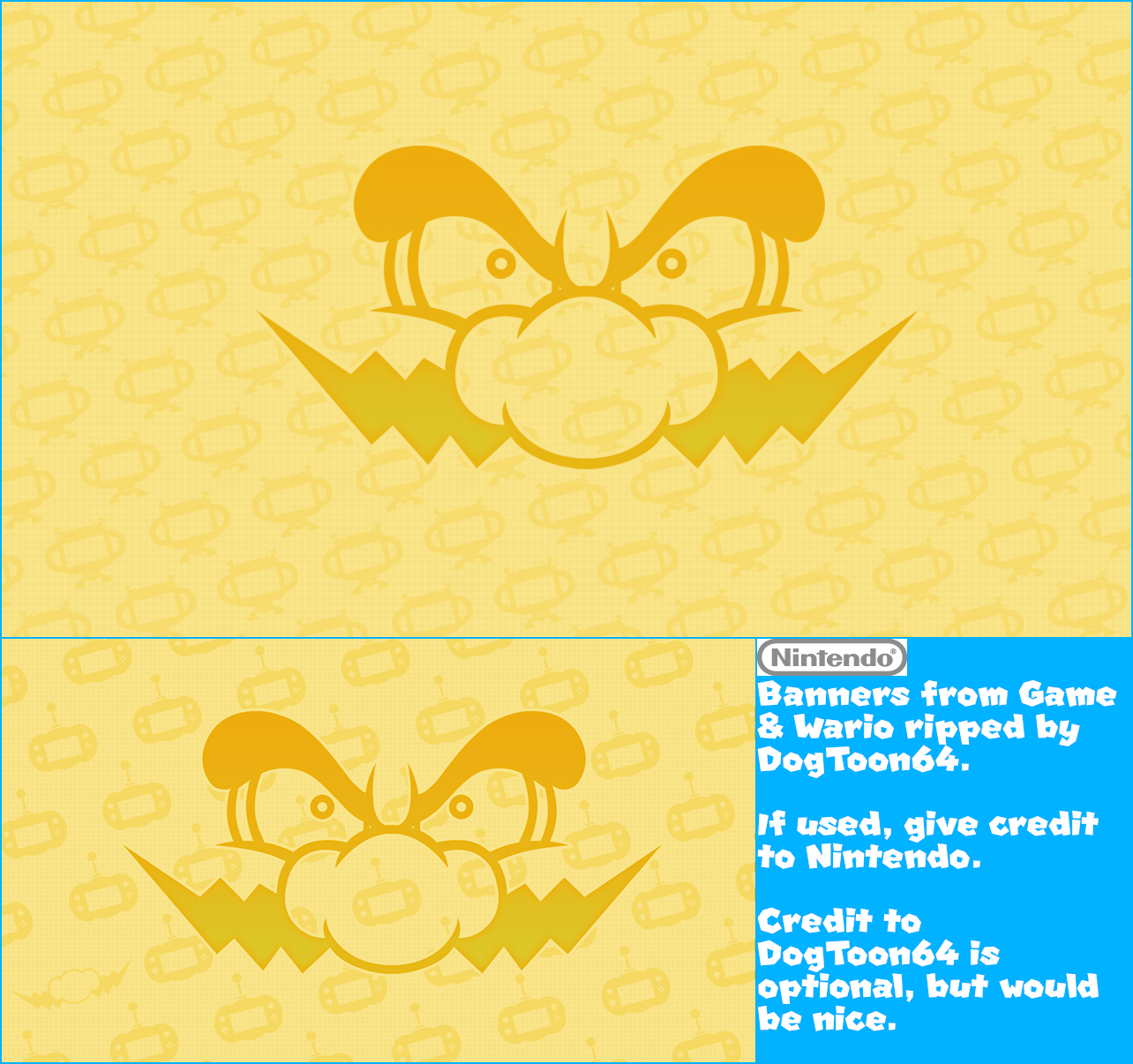 Game & Wario - Banners