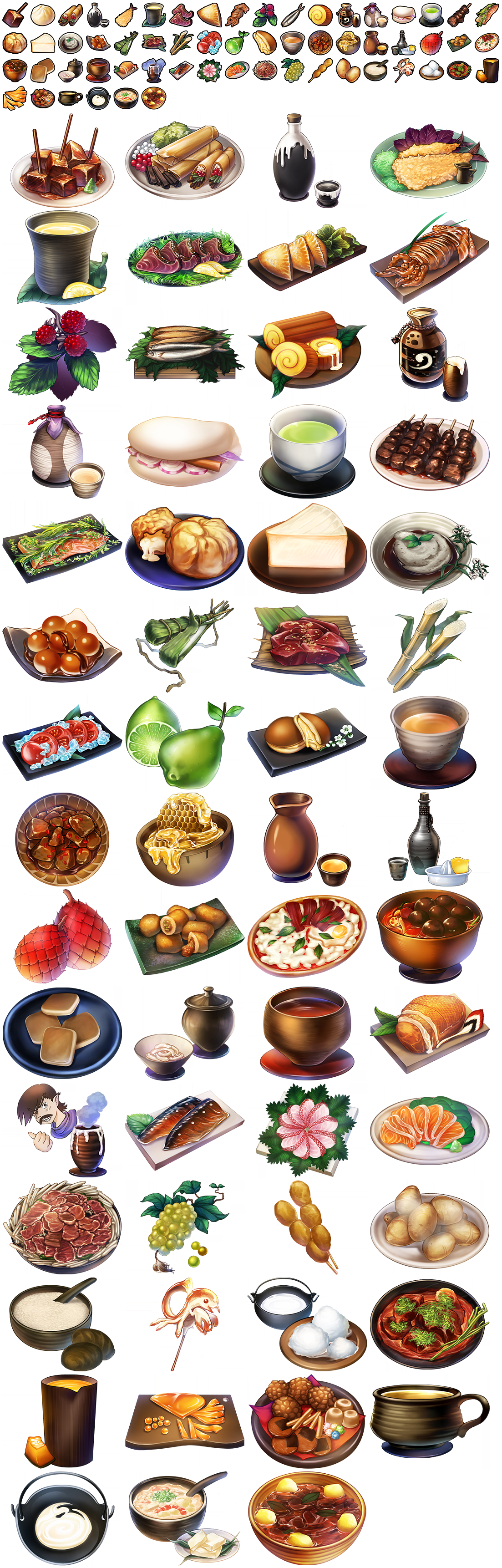 Dokapon UP! Mugen no Roulette (JPN) - Food