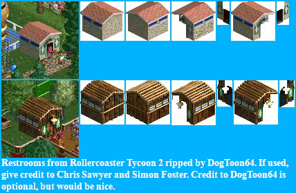 RollerCoaster Tycoon 2 - Restrooms