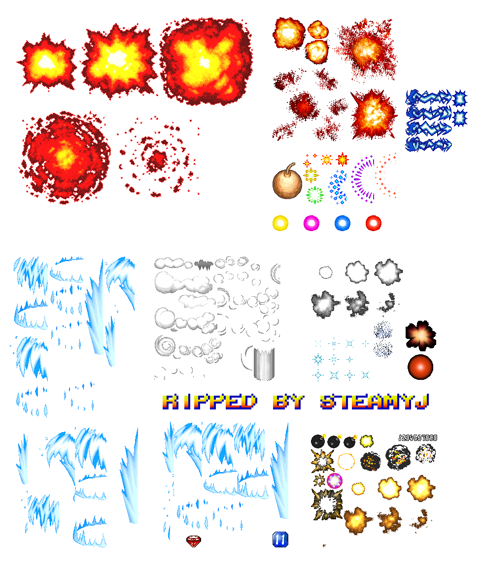 Bomberman Land 2 - Effects