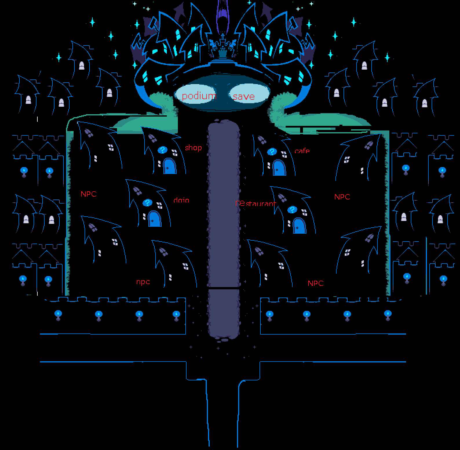 Chapter 2 Dark World Castle Structure