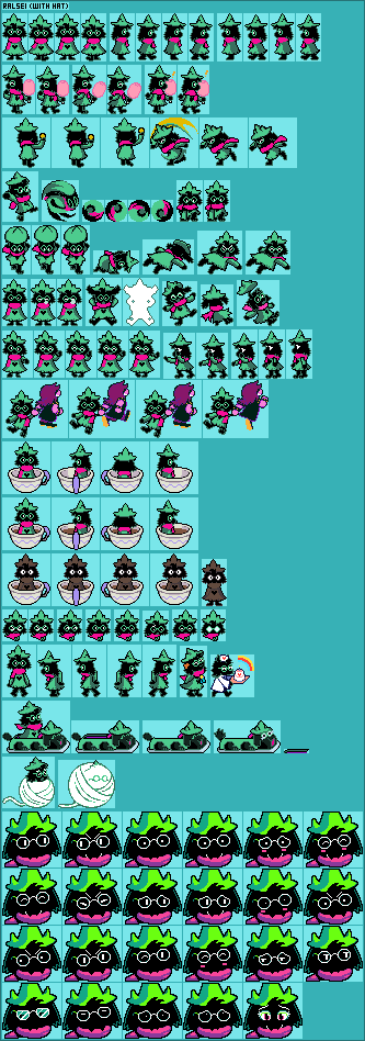 Deltarune Customs - Ralsei (With Hat) (Expanded)