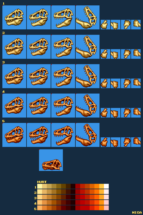 Caveman Ninja Sprite Sheet