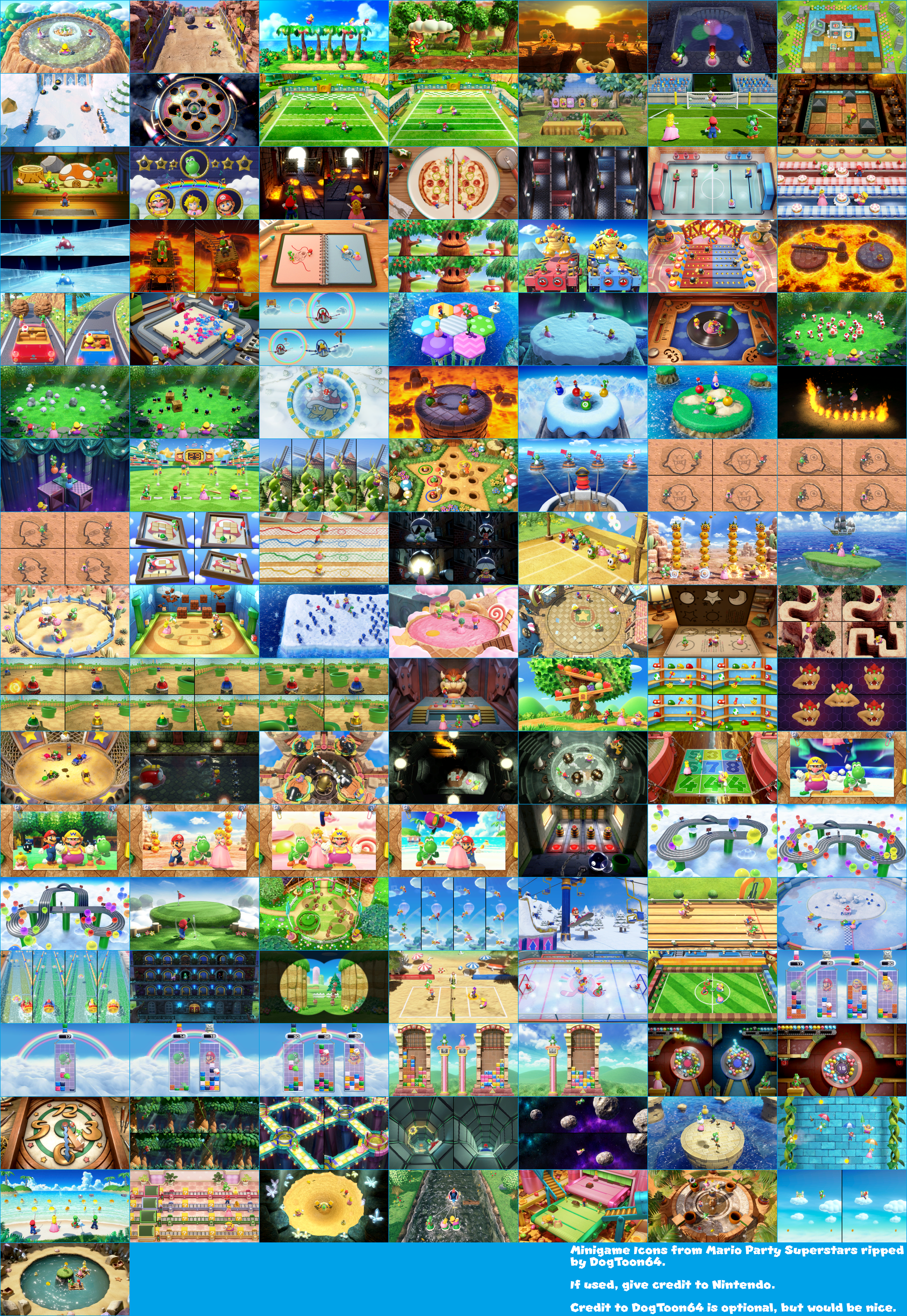 Mario Party Superstars - Minigame Icons