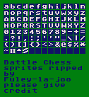 Battle Chess - Font