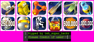 Jetpac Refulled - Achievement Icons