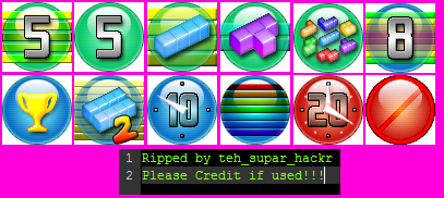 Tetris Splash - Achievement Icons
