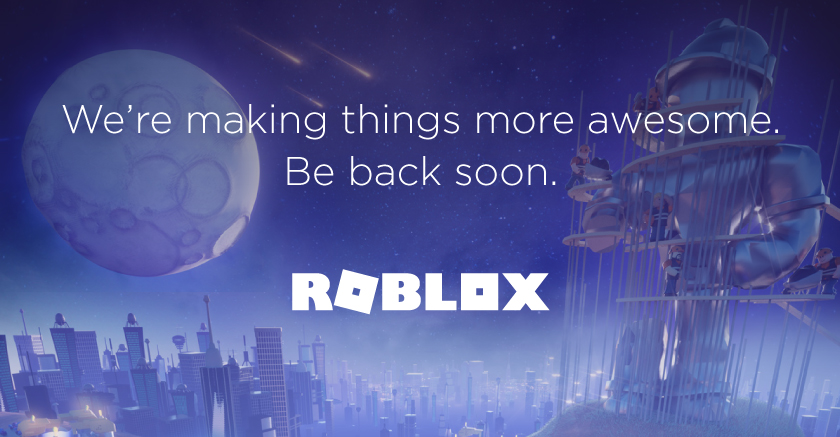 Roblox - 2021 Maintenance Screen