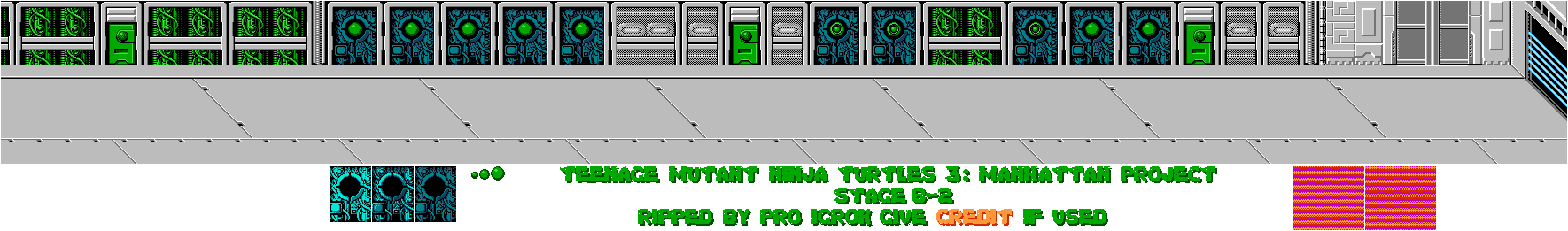 Teenage Mutant Ninja Turtles 3: The Manhattan Project - Stage 8-2: Krang's Spaceship