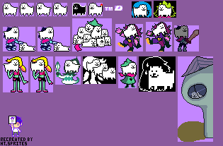 Deltarune Trailer Annoying Dog Sprites