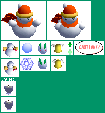 QP Shooting / Christmas Shooting - Stage 1 Enemies (Christmas Shooting)