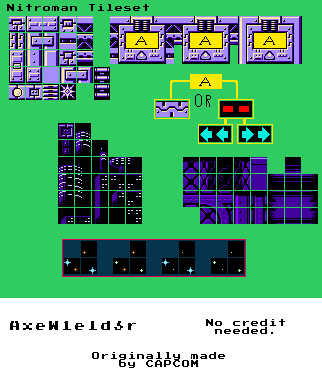 Mega Man 10 - Nitro Man Tileset