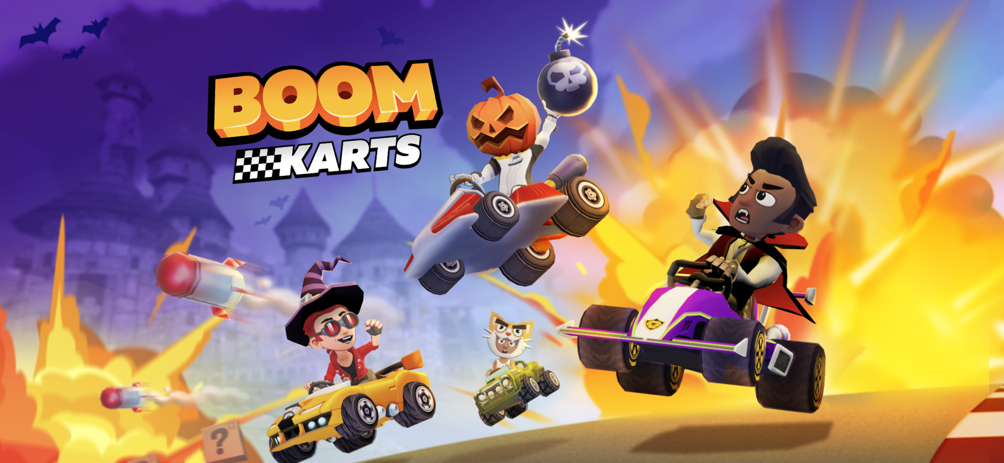 Boom Karts - Splash Screen (Halloween)