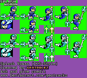 Splash Woman (DOS-Style)