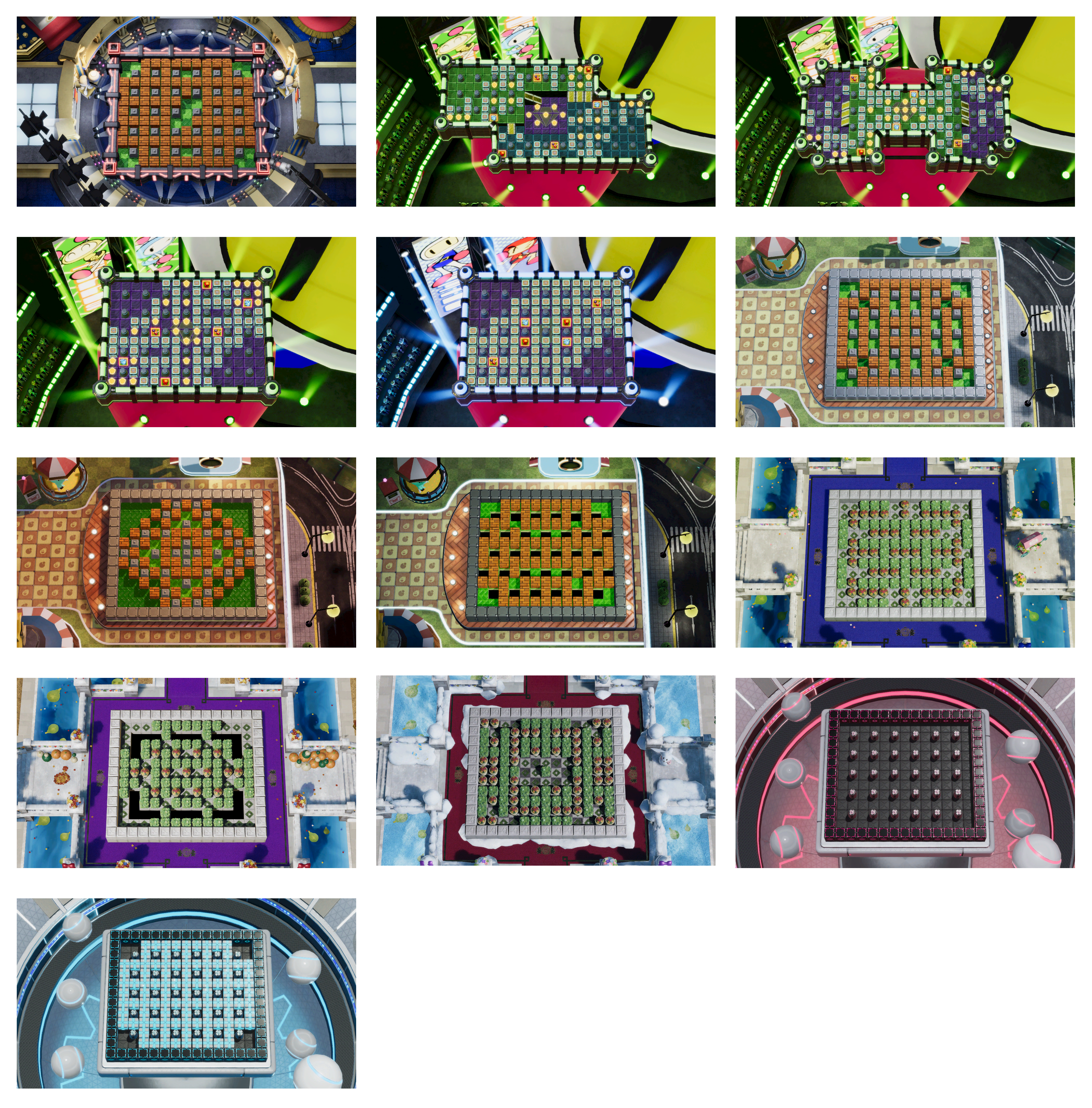 Super Bomberman R Online - Stage Icons (Large)