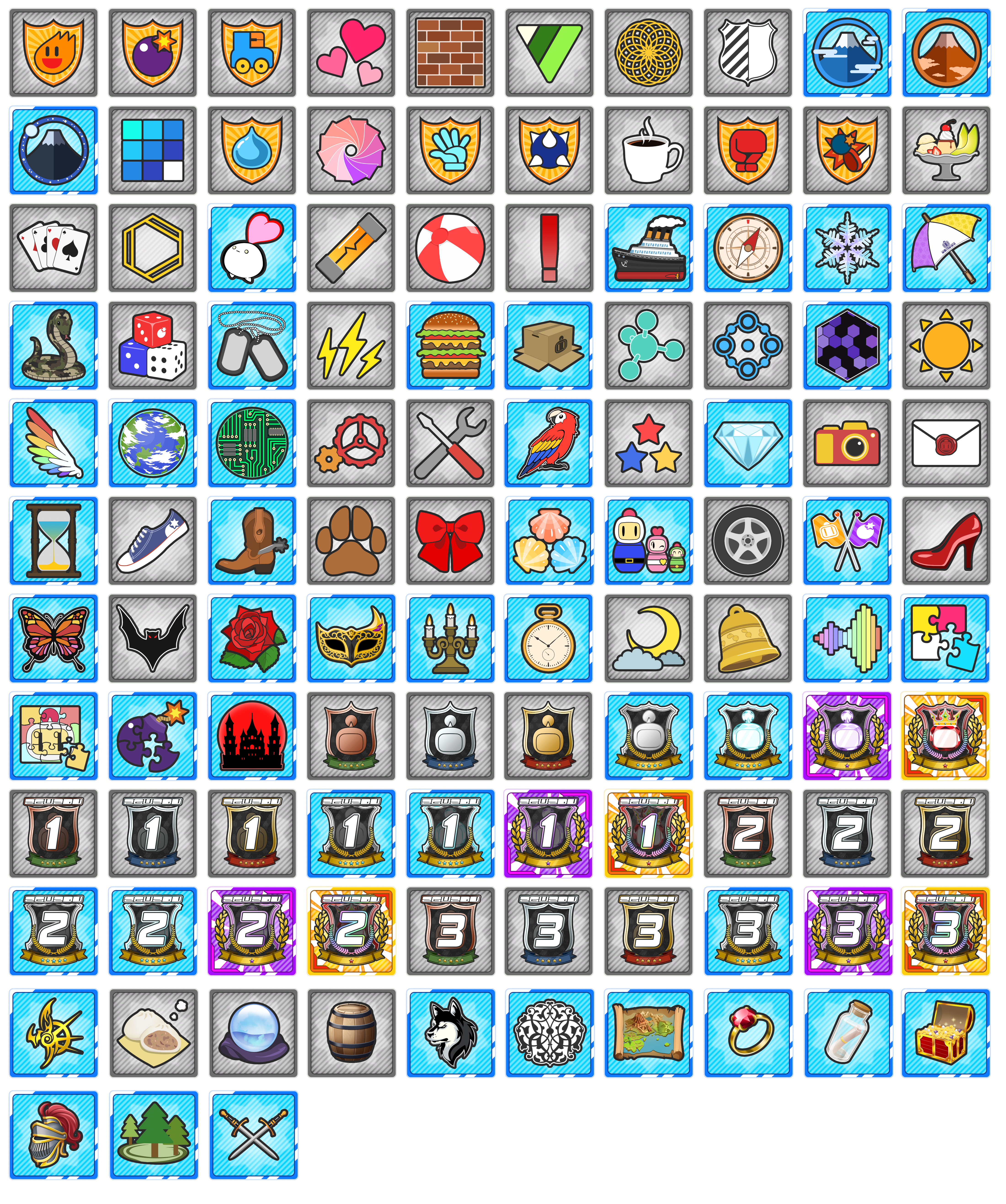 Player Icons (Large, Boxes)