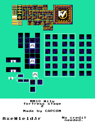 Mega Man 10 - Wily Stage 2 Tileset