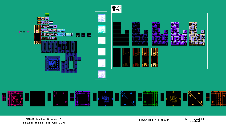 Mega Man 10 - Wily Stage 4 Tileset