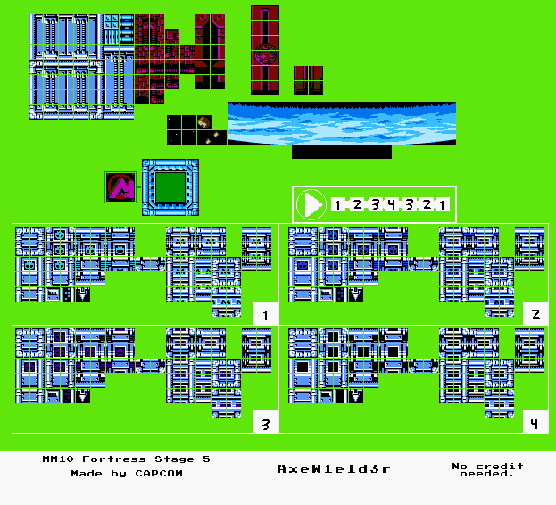 Mega Man 10 - Wily Stage 5 Tileset