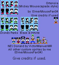 Disney / Pixar Customs - Ortensia (Mickey Mousecapade-Style)