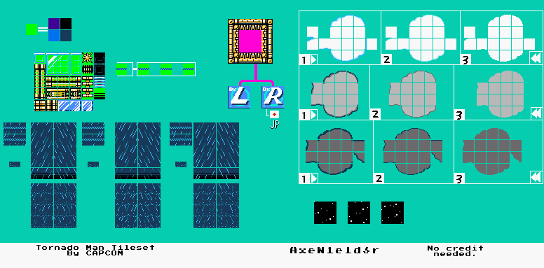 Mega Man 9 - Tornado Man Tileset