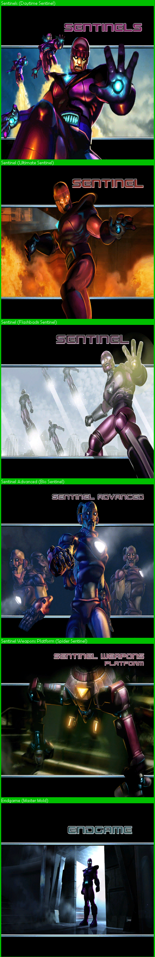 X-Men Legends - Sentinels