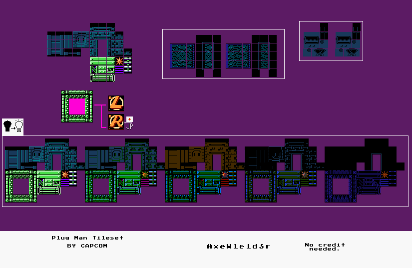 Mega Man 9 - Plug Man Tileset