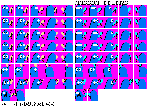 Cartoon Network Customs - Bloo (Mega Man 8-bit Deathmatch-Style)