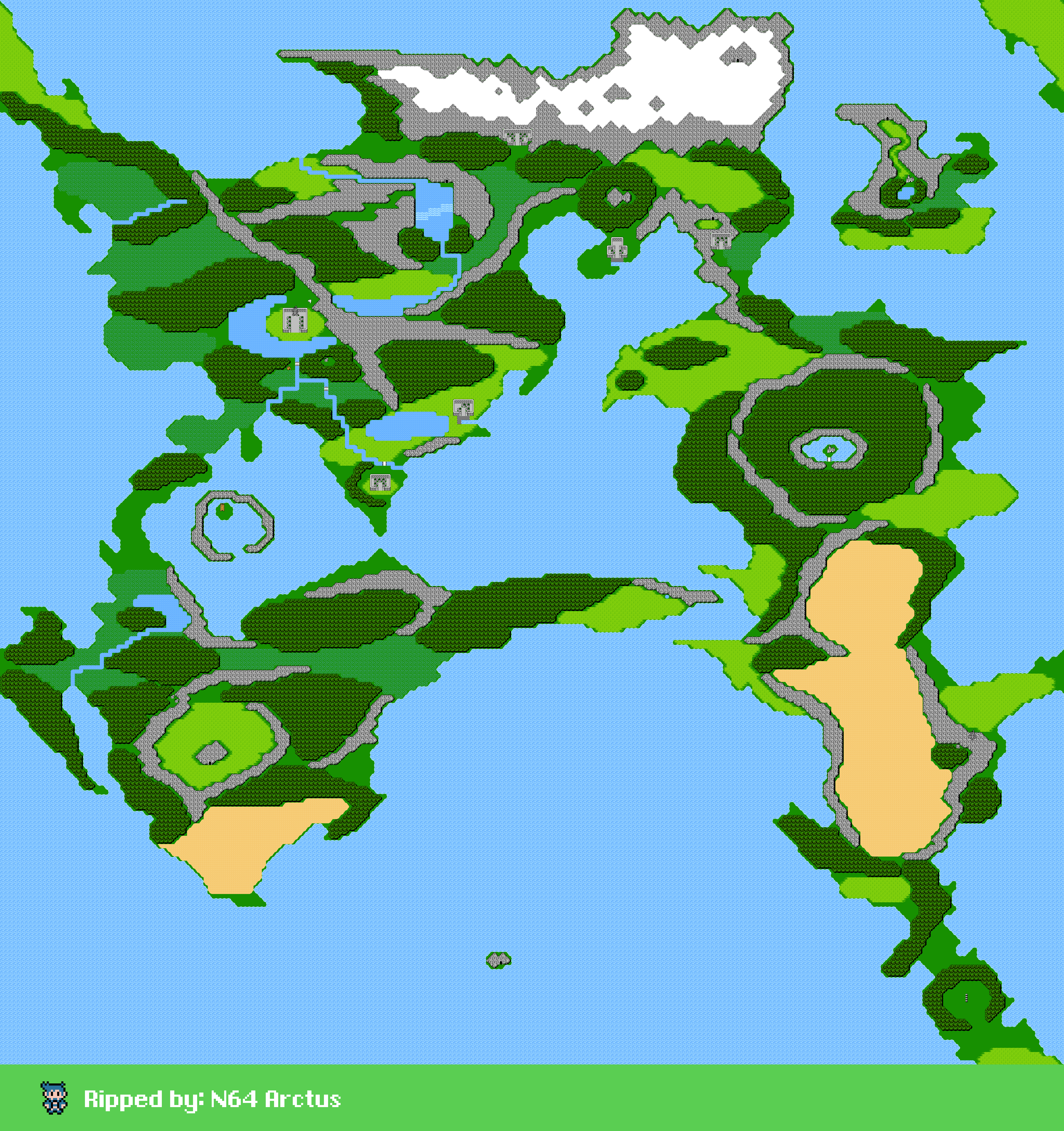 Final Fantasy 2 (JPN) - Overworld