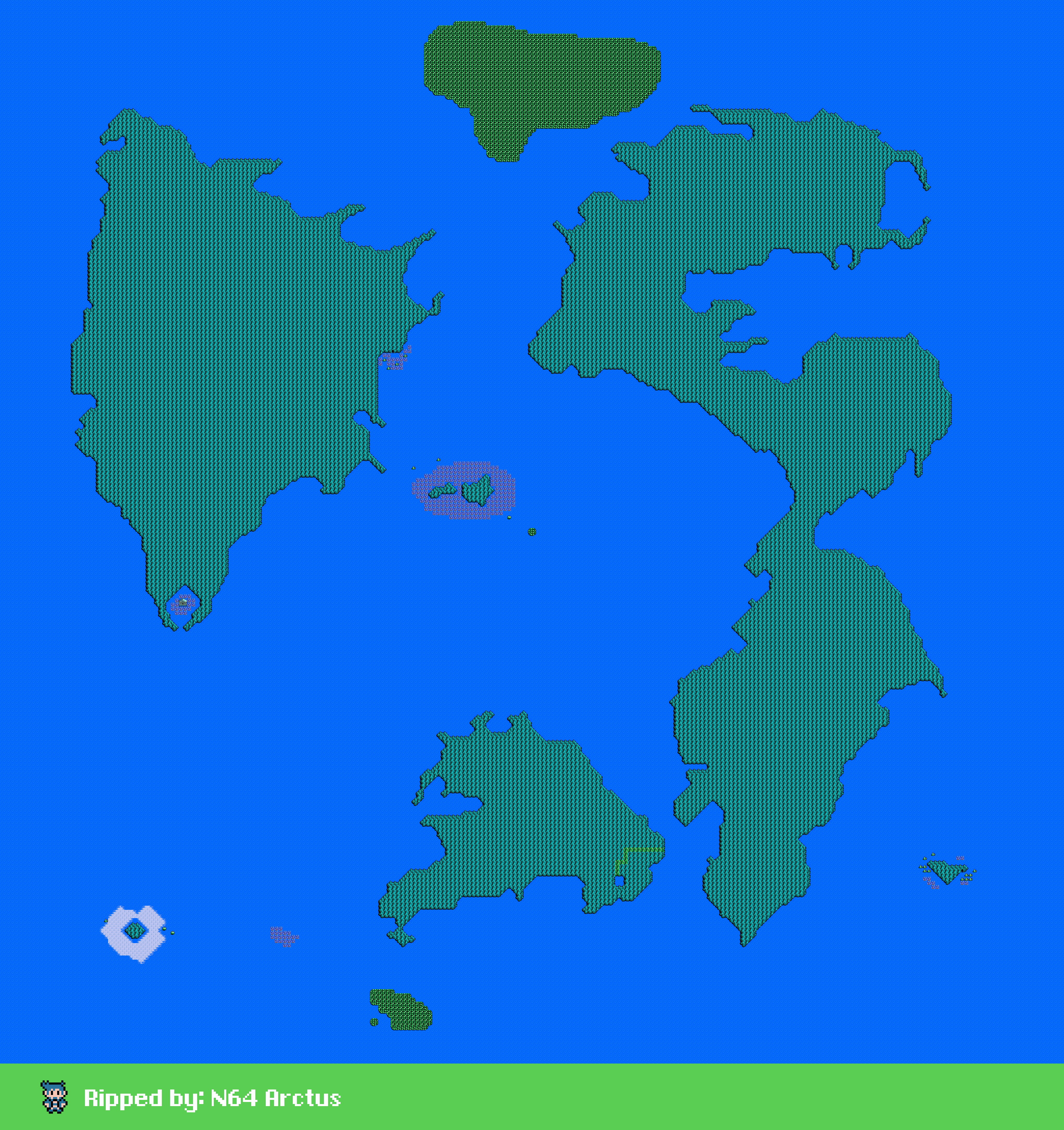 Final Fantasy 3 (JPN) - Overworld (Sea)