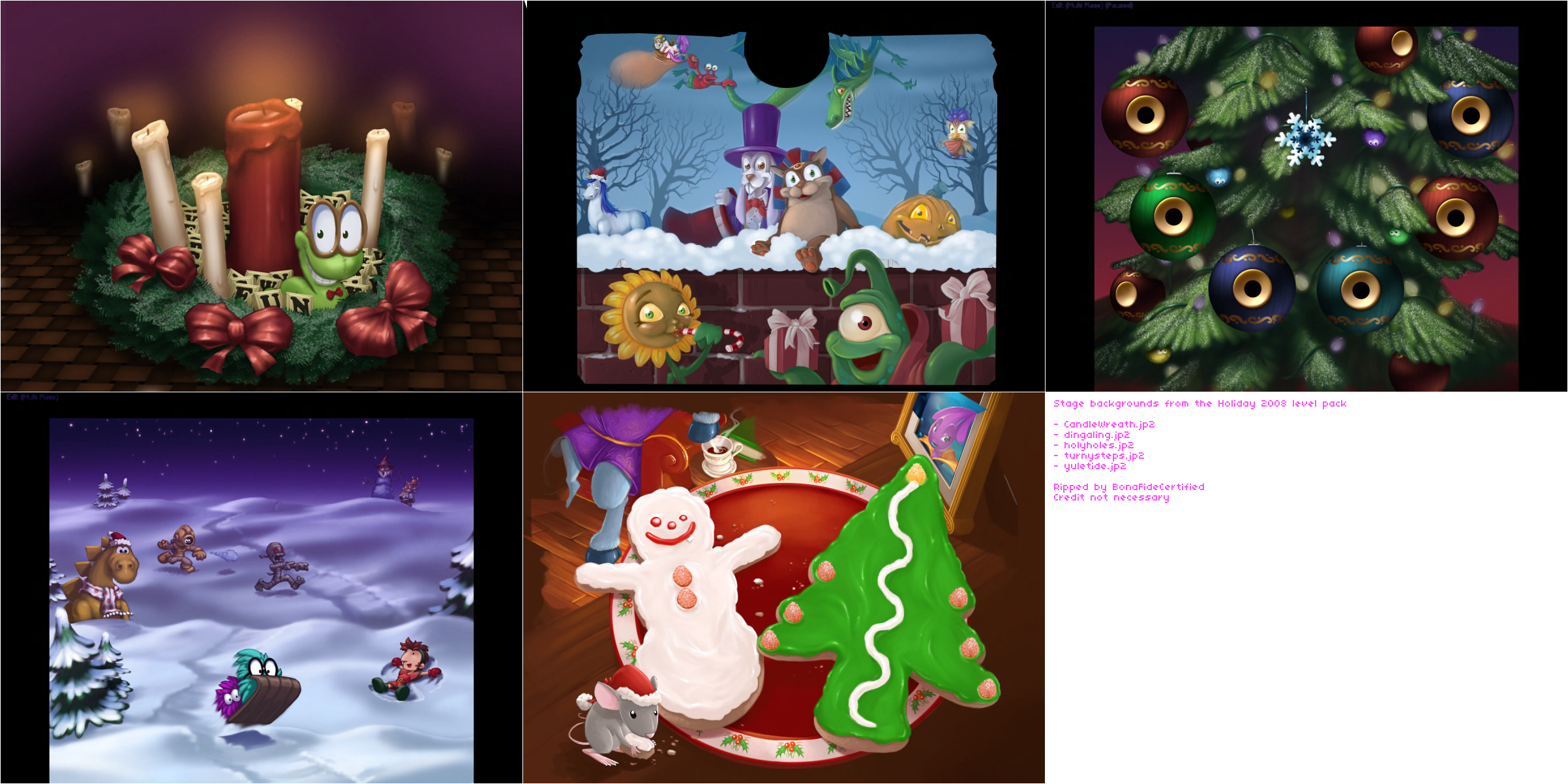 Holiday Level Pack Stages