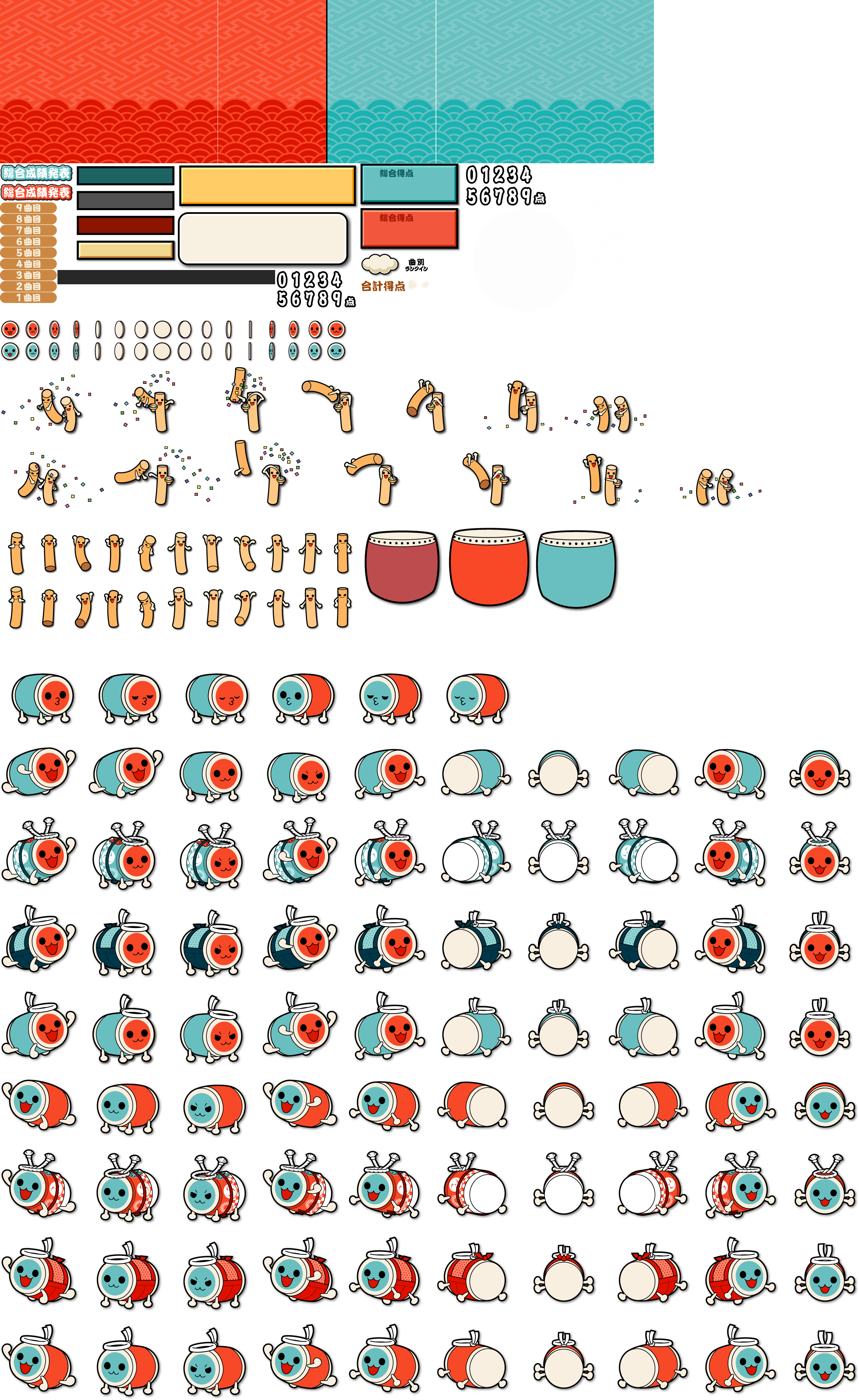 Taiko no Tatsujin 7 - Total Results Screen