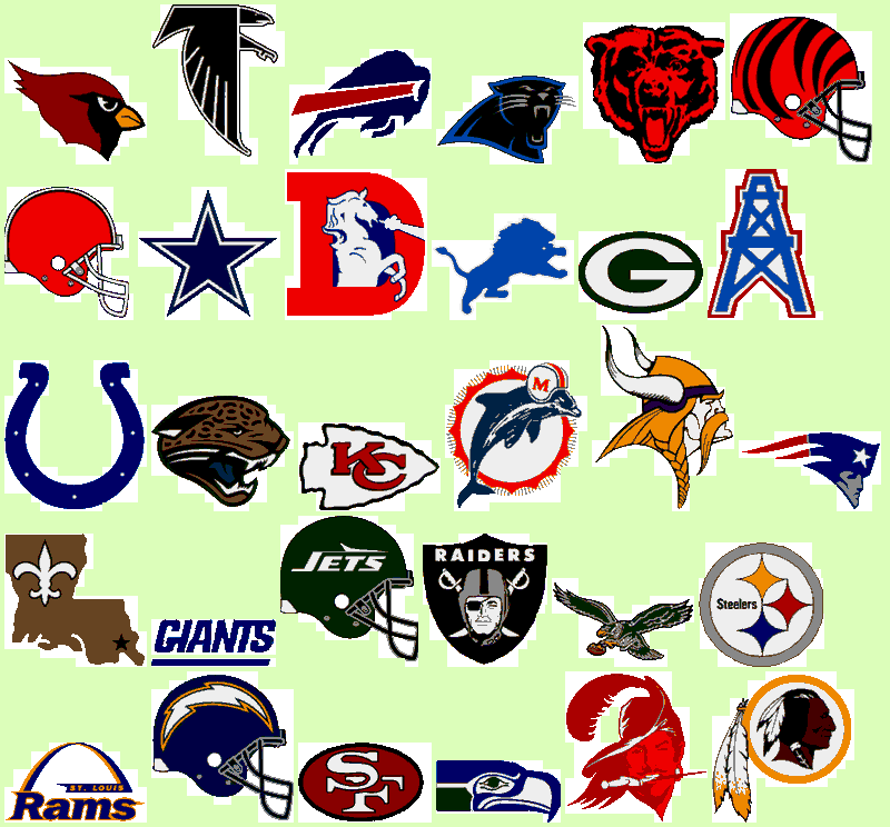 Madden NFL 96 - Team Logos