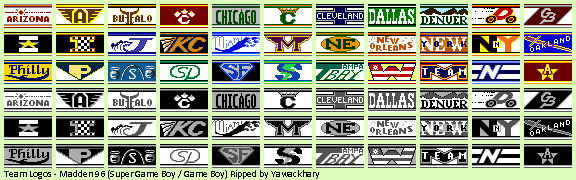 Madden '96 - Team Logos